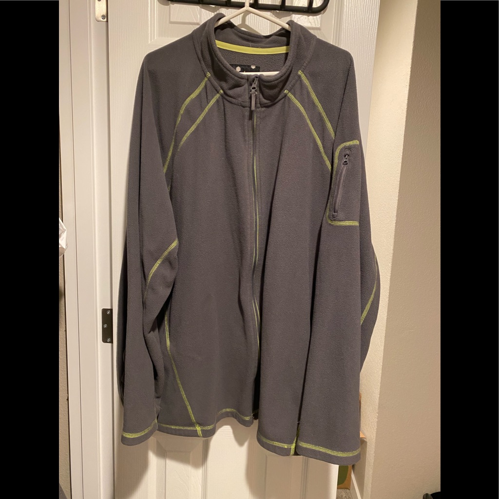 Used Fleece Zip Is Jacket